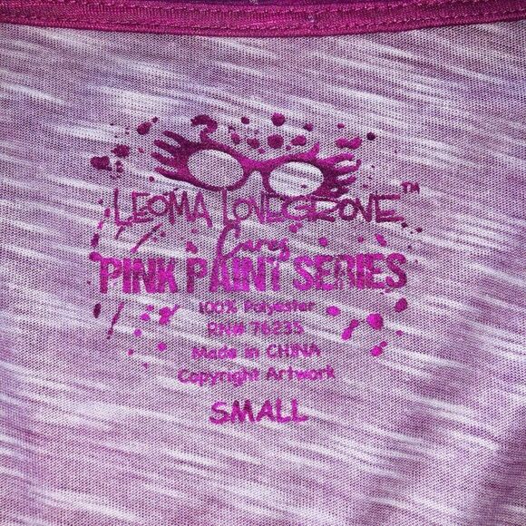 Leoma Lovegrove Womens Size Small Colorful Turtle Abstract Art Top Long Sleeve - Picture 4 of 7